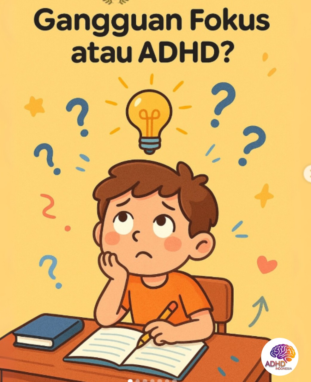ADHD dan Kesulitan Fokus Anak: Edukasi untuk Keluarga di Kabupaten Pamekasan