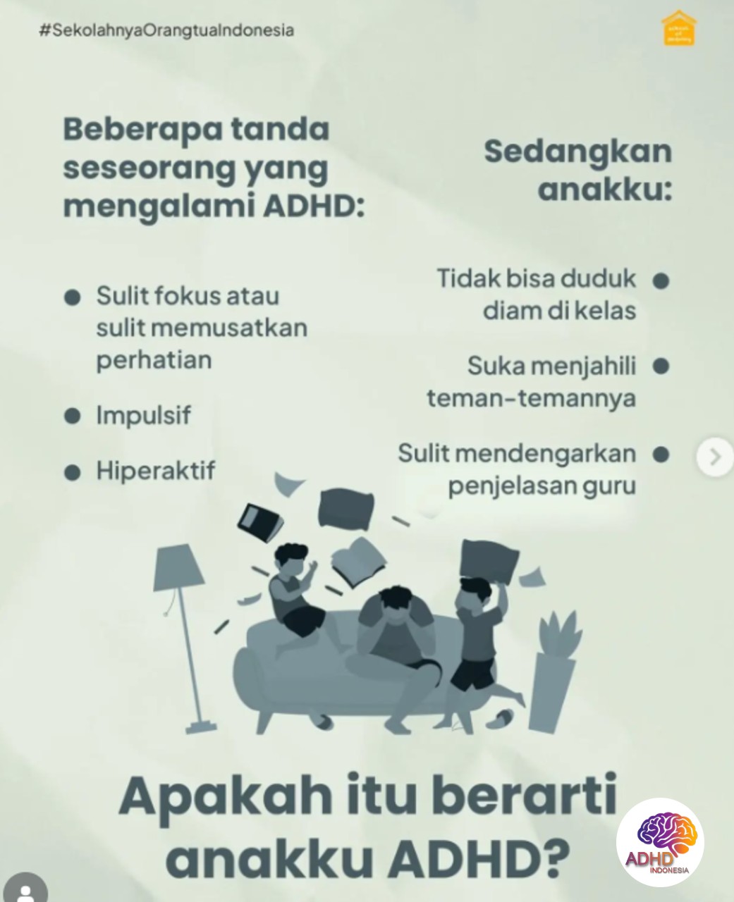 Ciri dan Gejala ADHD pada Anak Usia Dini di Kabupaten Pamekasan