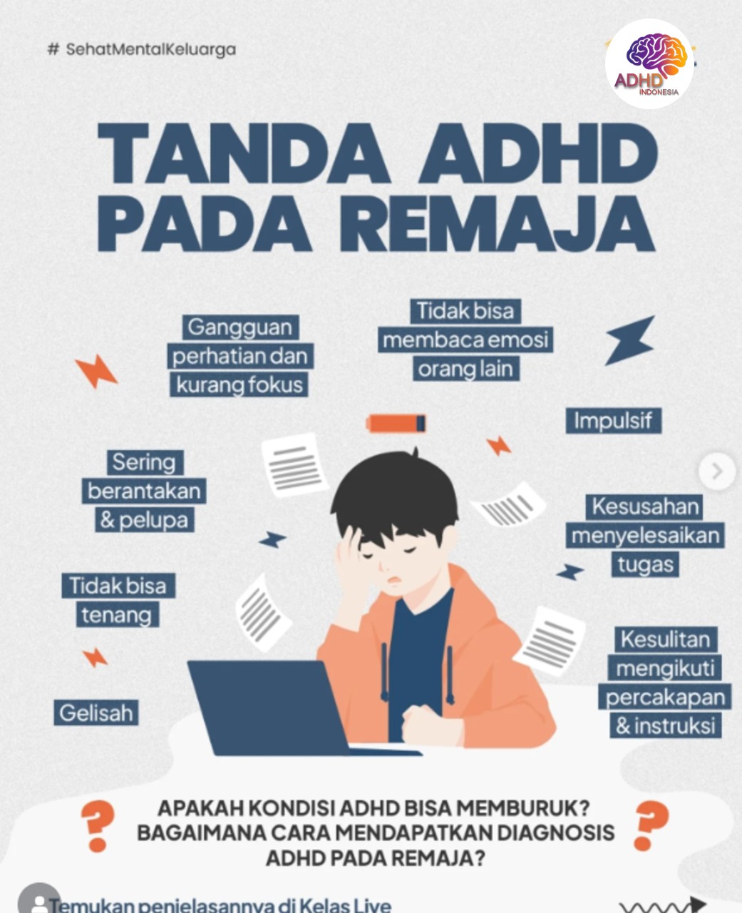 Screening ADHD Non-Diagnostik: Edukasi Awal bagi Orang Tua di Kabupaten Pamekasan