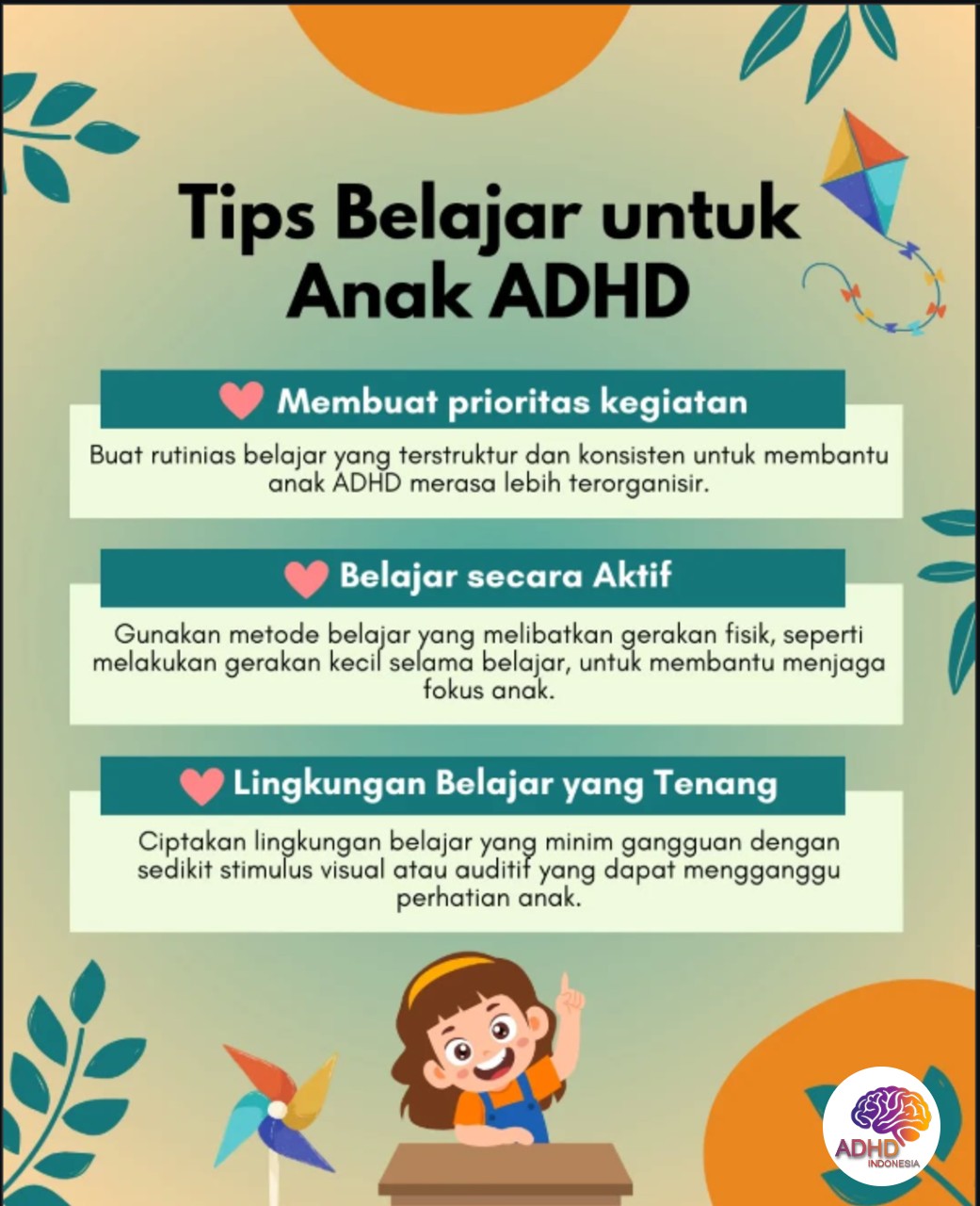 Strategi Belajar yang Cocok untuk Anak ADHD di Kabupaten Pamekasan